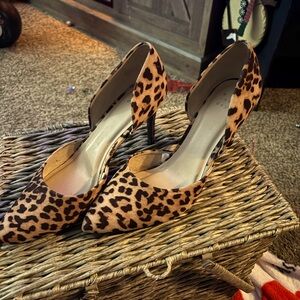 Leopard heels
